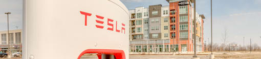 Electric Car Telsa Charging Stations