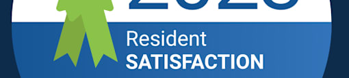 Good top rated community award badge resident satisfaction