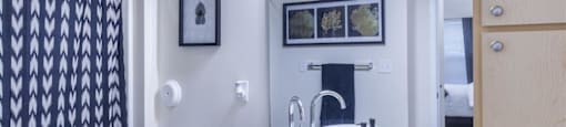 a bathroom with a sink and a toilet