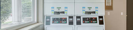 On site Laundry Facilities with 4 dryers