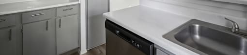 the preserve at ballantyne commons apartment kitchen and stainless steel appliances