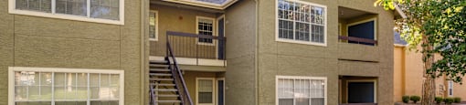 our apartments feature a spacious yard and balconies for residents to enjoy