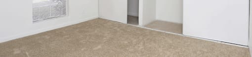 Bedroom with closets
