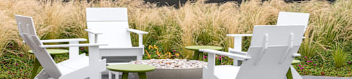 Muir Apartments Outdoor Firepit and Seating