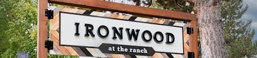Ironwood at the Ranch Apartments Signage