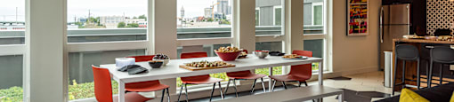 Dining Space in the Community Lounge