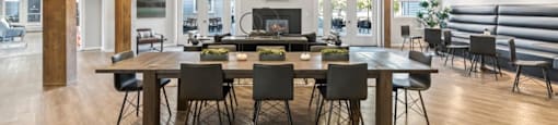 Dining at Edgewater Apartments Boise, Boise, Idaho
