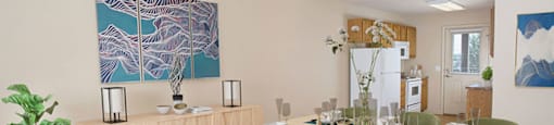 Kitchen And Dining at King West One, Billings, MT, 59106