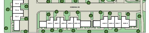 Site plan 2 of King West One Apartments in Billings, Montana