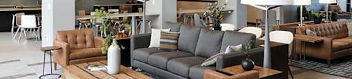 Posh Lounge Area In Clubhouse at Avenue C Apartments, Montana, 59102