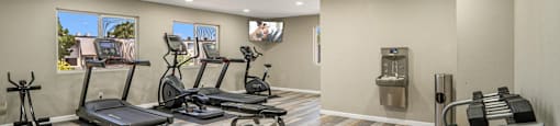 Fitness Center with Cardio and Strength Equiptment