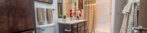 a bathroom with a toilet and a sink