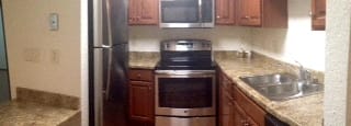 Newly remodeled kitchen at Ridgeview Highlands Apartments & Townhomes,640 Ridgeview Circle,Appleton,Wisconsin