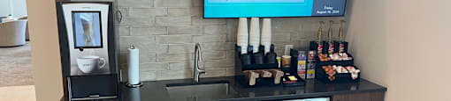 Coffee and beverage bar