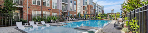 our apartments offer a swimming pool in front of our building