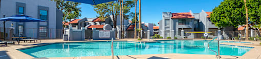 Poolside Lounge Space at Diamonte on Bell Apartments, Phoenix, 85053
