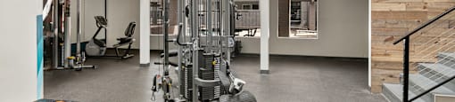 the gym at the m on hennepin apartments