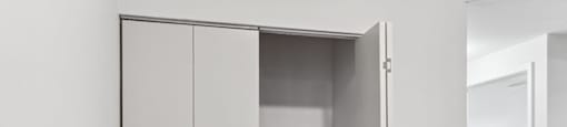 Apartment closet at Tidwell Estates in Houston TX
