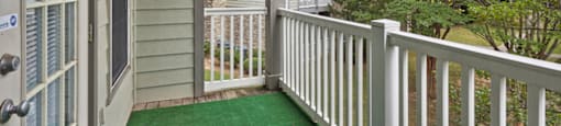 Balcony at Longwood Vista Apartment Homes in Atlanta GA