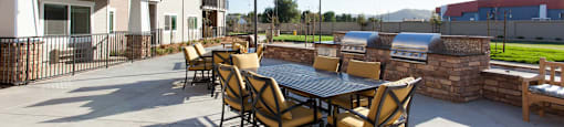 Barbecue and Picnic Area at The Lodge at Morgan Hills Apartments in Morgan Hill CA