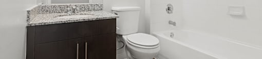Bathroom with sink at Running Brook Apartments in Miami FL