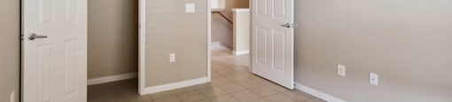 Bedroom with ceiling fan at Parkway Ranch Rental Homes in Houston TX