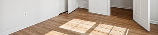 Bedroom and closets at Broadwater Townhomes in Chester VA