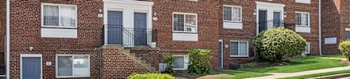 Building Exterior at Barrington Apartments in Silver Spring MD