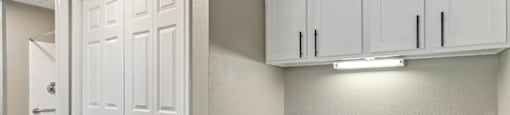 Built in desk at The Sorento Apartments in San Antonio TX