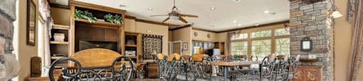 Clubhouse at Fountains at Tidwell and The Enclave in Houston TX