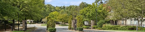Community entrance at Longwood Vista Apartment Homes in Atlanta GA