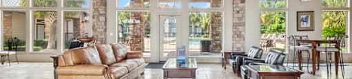 Community room at Fallbrook Ranch in Houston TX