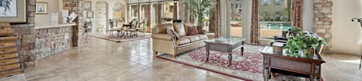Large community room with seating at Fallbrook Ranch in Houston TX