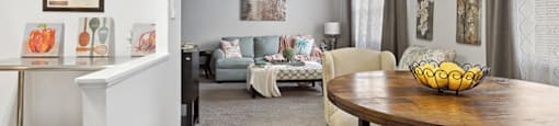 Dining area at Villages at Marley Station in Glen Burnie MD