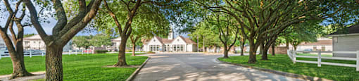 Drive Entrance at Dayton Park Apartments in Dayton, TX