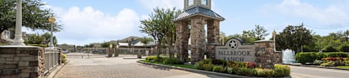 Entrance at Fallbrook Ranch in Houston TX
