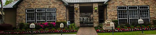 Exterior Leasing Office at Almeda Park Apartments in Houston TX