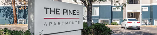 Exterior Monument Sign at The Pines in Lakewood CO