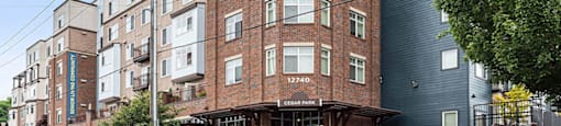 Front Exterior at Cedar Park in Seattle WA