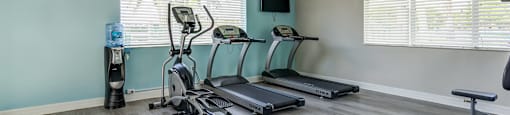 Fitness Center cardio at Cedar Grove Apartments in Miami Gardens FL