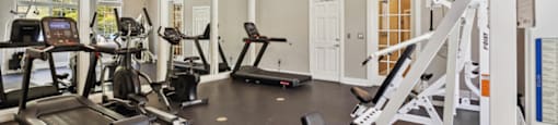 Fitness center at Longwood Vista Apartment Homes in Atlanta GA