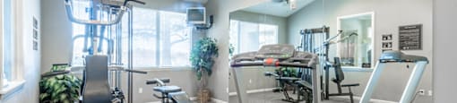 Fitness Center at The Pine Apartments in Lakewood CO