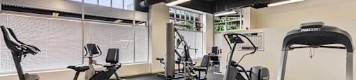 Fitness center at Cedar Park in Seattle WA