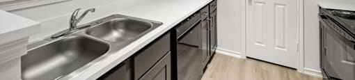 Kitchen at Bonito Parque Apartments in San Antonio TX