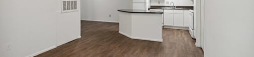 Kitchen at Dayton Park Apartments in Dayton, TX