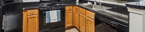 Kitchen at The Woods at Victoria Park Apartments in Woodbridge VA