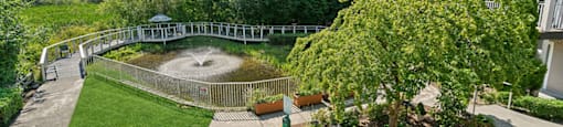 Landscaping at Woodlands at Forbes Lake Apartments in Kirkland WA