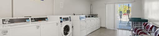 Laundry center at Fairbrooke Senior Apartments in Aberdeen MD