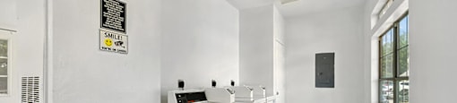 Laundry facilities at Fountains at Tidwell and The Enclave in Houston TX