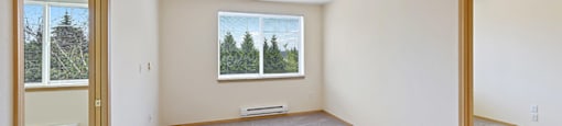 Living room at Alderwood Court in Lynnwood WA